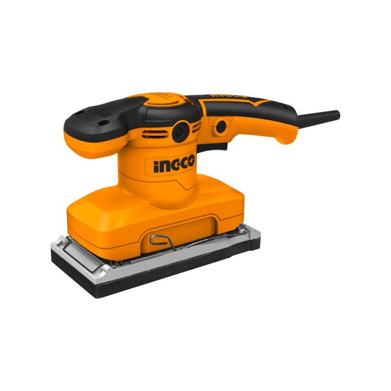levigatrice orbitale 320w con kit 5 fogli carta abrasiva