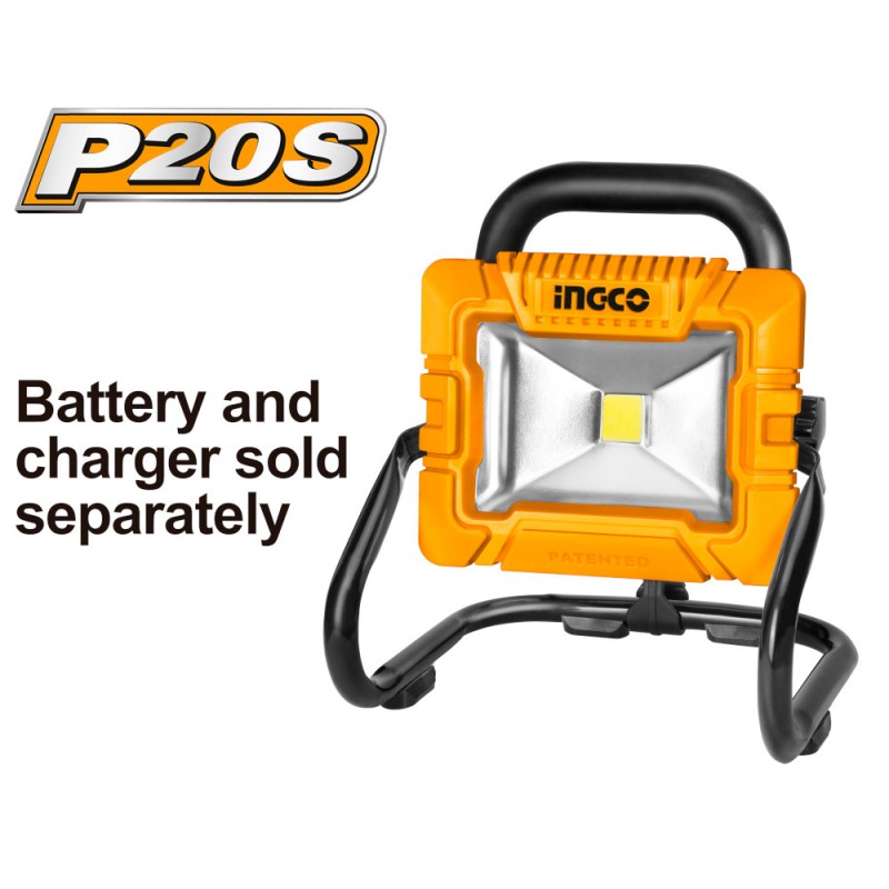 faretto led 20w 20v nudo 1800lum