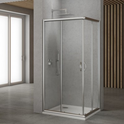 2300026 box angolare con ante scorrevoli fiordaliso s158 6 millimetri ix box shower