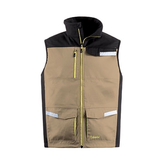 gilet kavir beige nero