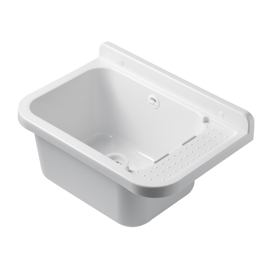 Fregadero blanco de 50x34x21 cm