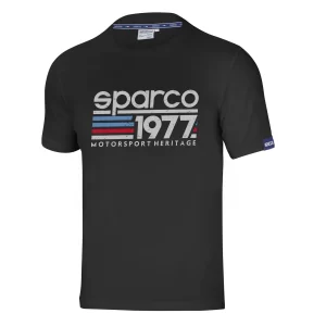 sparco t shirt 1977 nera